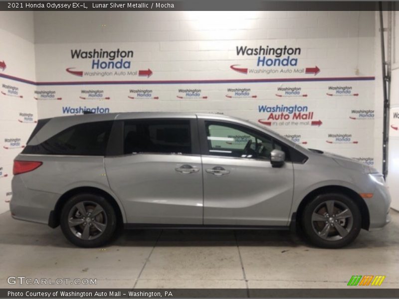 Lunar Silver Metallic / Mocha 2021 Honda Odyssey EX-L