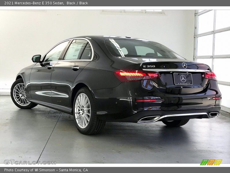 Black / Black 2021 Mercedes-Benz E 350 Sedan