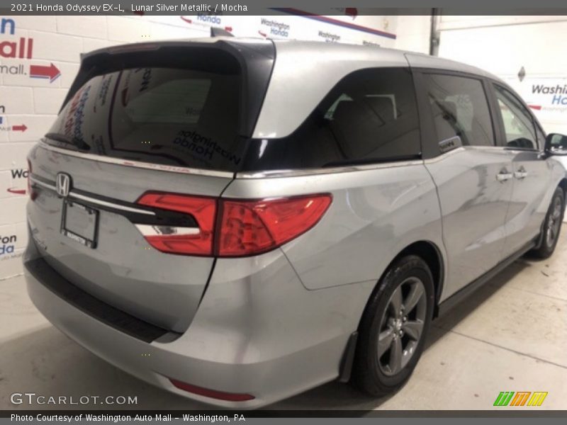 Lunar Silver Metallic / Mocha 2021 Honda Odyssey EX-L