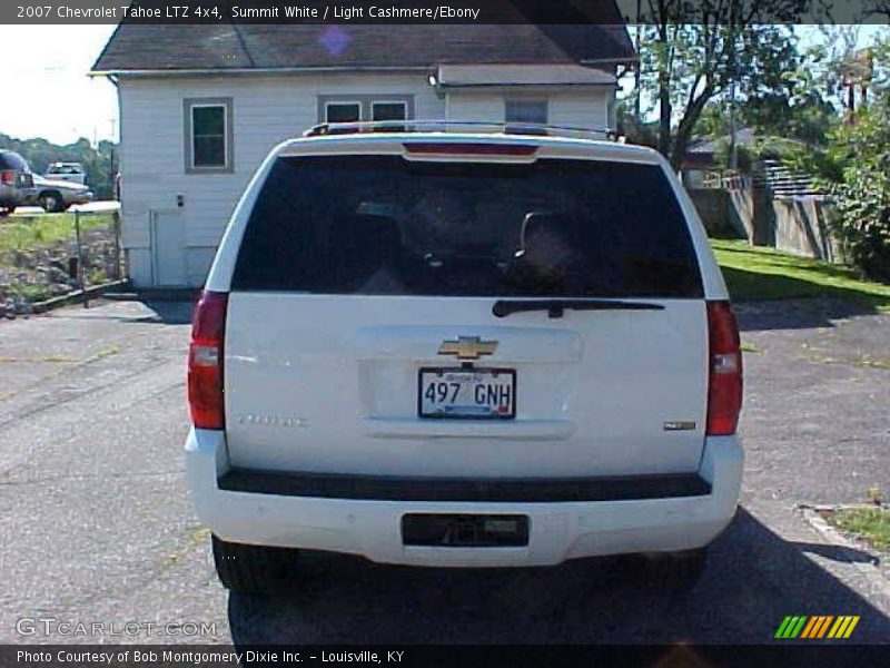 Summit White / Light Cashmere/Ebony 2007 Chevrolet Tahoe LTZ 4x4
