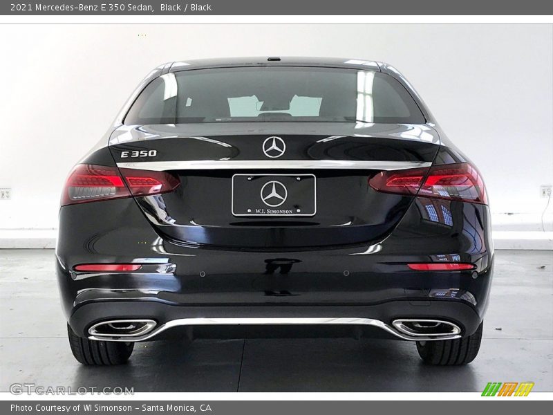 Black / Black 2021 Mercedes-Benz E 350 Sedan
