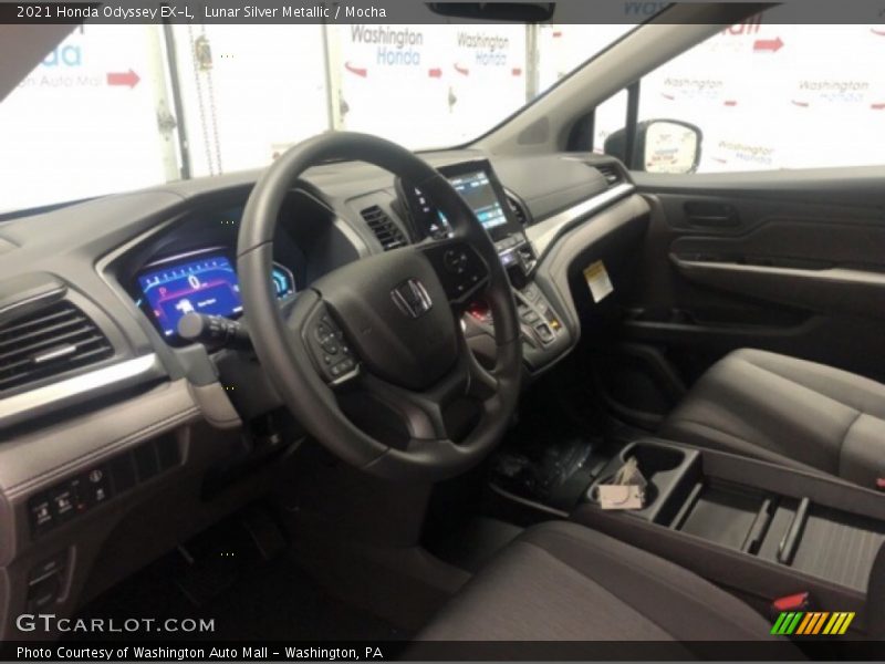 Lunar Silver Metallic / Mocha 2021 Honda Odyssey EX-L