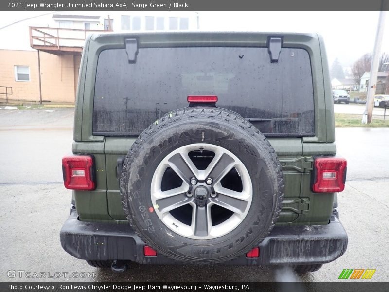 Sarge Green / Black 2021 Jeep Wrangler Unlimited Sahara 4x4