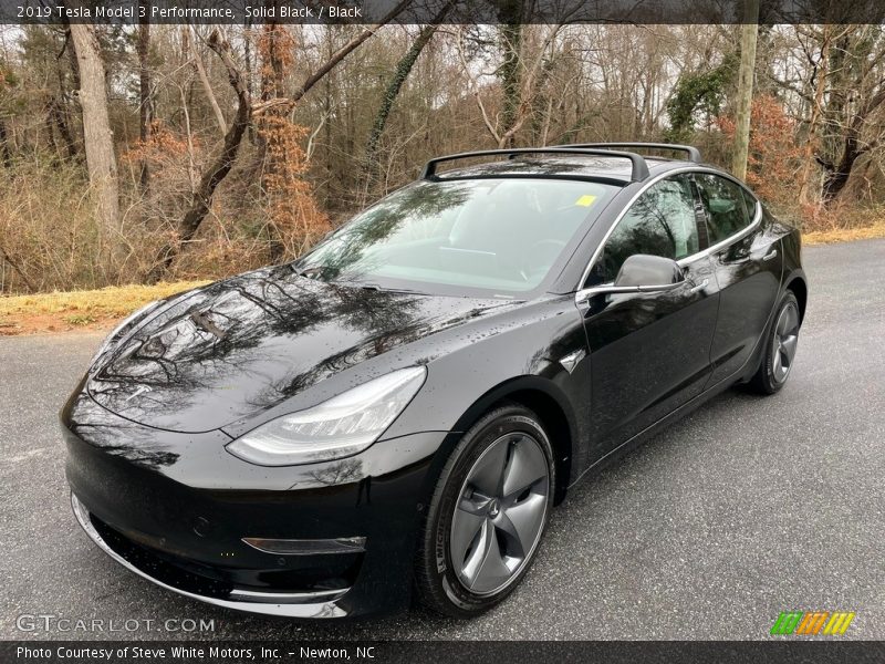 Front 3/4 View of 2019 Model 3 Performance