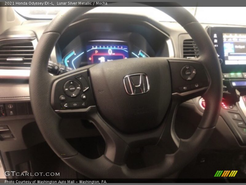 Lunar Silver Metallic / Mocha 2021 Honda Odyssey EX-L