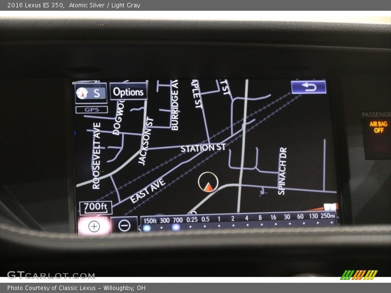 Navigation of 2016 ES 350