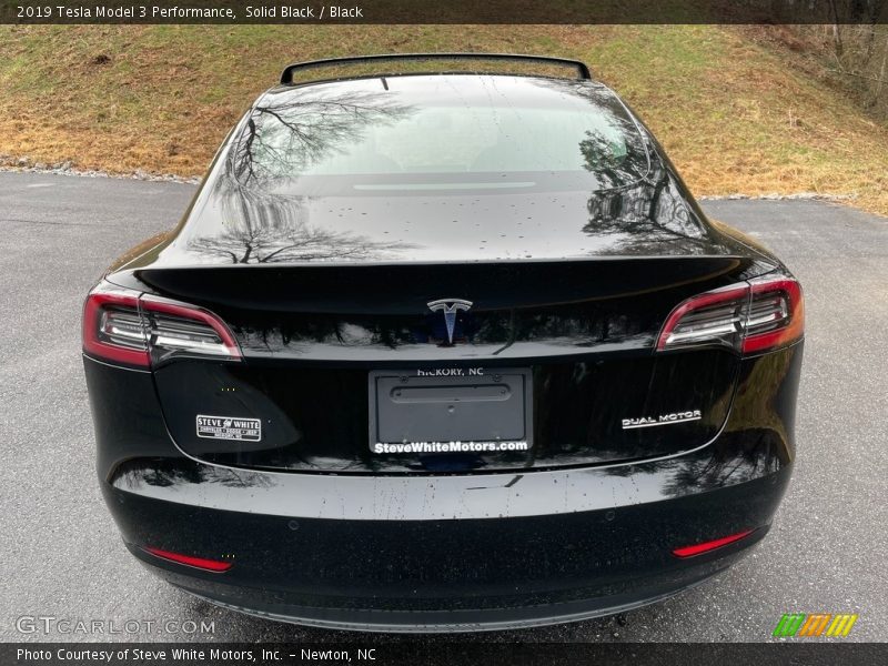 Solid Black / Black 2019 Tesla Model 3 Performance