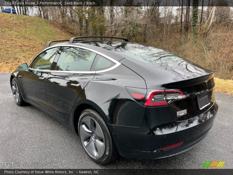 Solid Black / Black 2019 Tesla Model 3 Performance