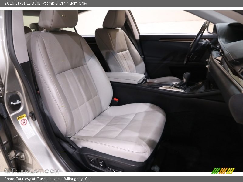 Front Seat of 2016 ES 350
