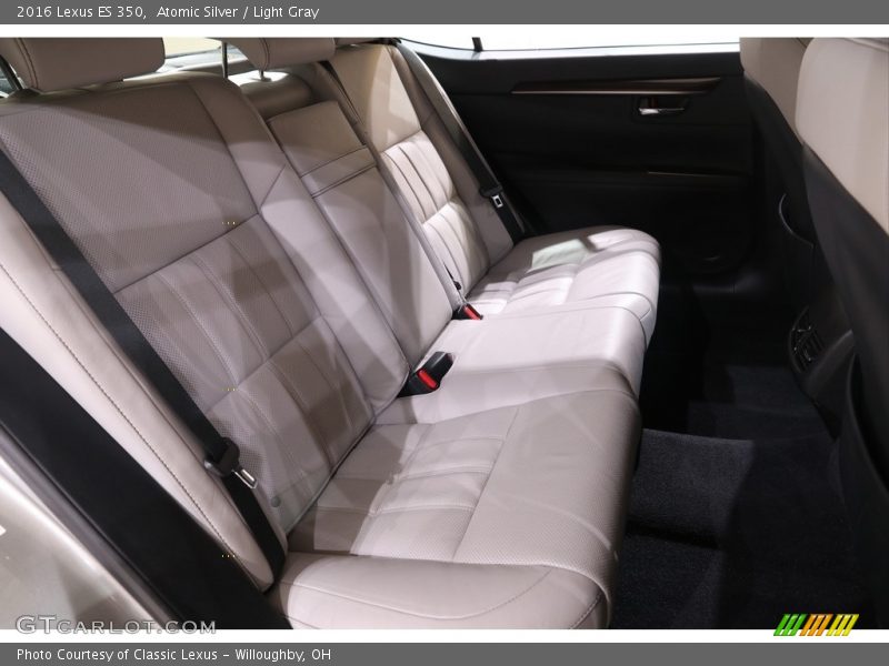 Rear Seat of 2016 ES 350