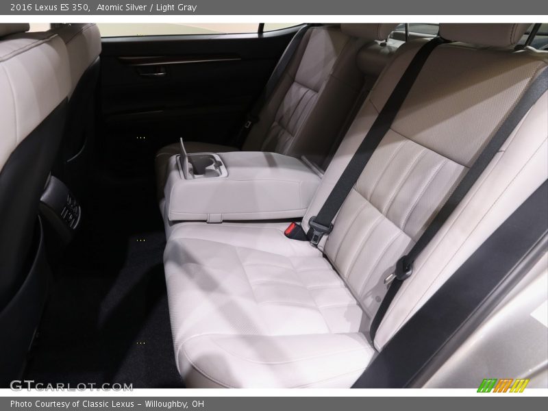 Rear Seat of 2016 ES 350