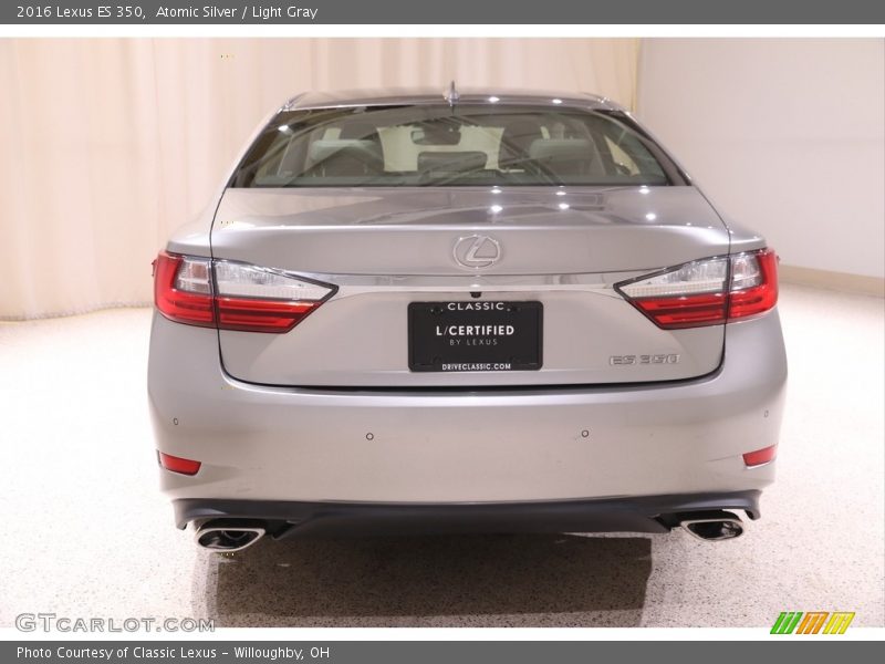 Atomic Silver / Light Gray 2016 Lexus ES 350