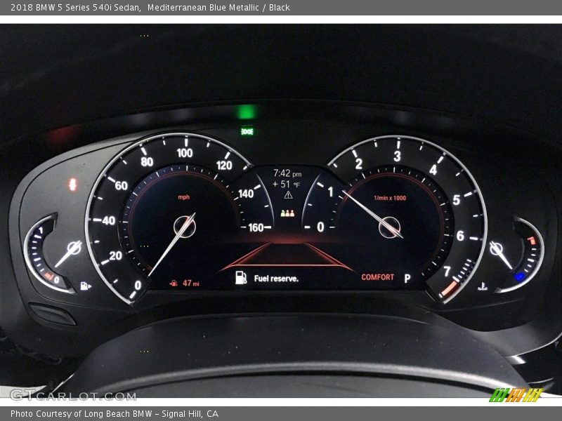  2018 5 Series 540i Sedan 540i Sedan Gauges