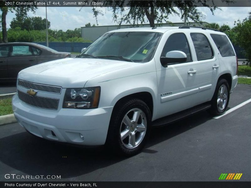 Summit White / Ebony 2007 Chevrolet Tahoe LT 4x4