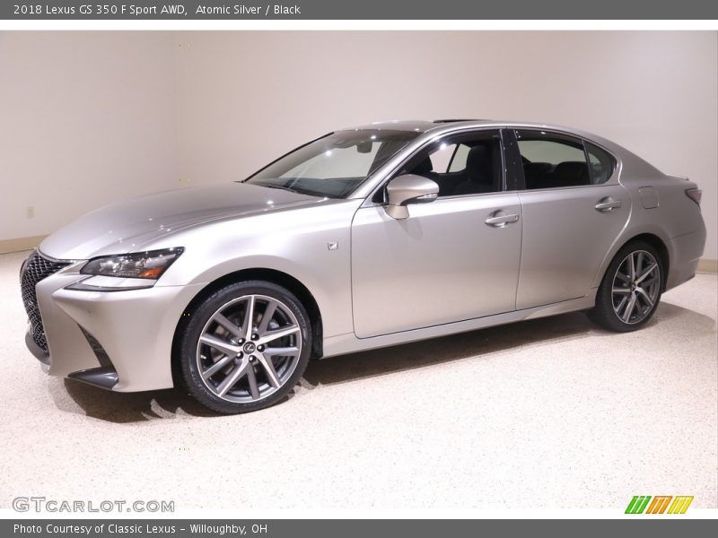 Atomic Silver / Black 2018 Lexus GS 350 F Sport AWD