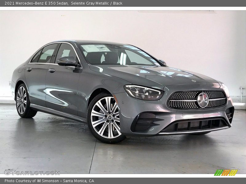 Selenite Gray Metallic / Black 2021 Mercedes-Benz E 350 Sedan