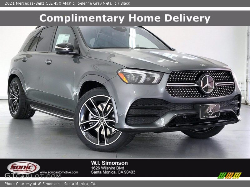 Selenite Grey Metallic / Black 2021 Mercedes-Benz GLE 450 4Matic