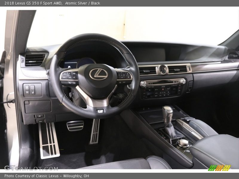 Atomic Silver / Black 2018 Lexus GS 350 F Sport AWD