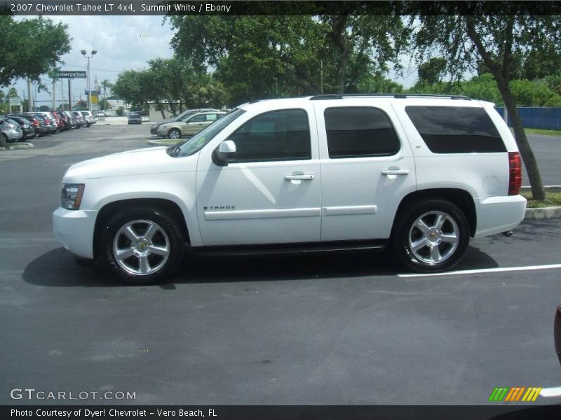 Summit White / Ebony 2007 Chevrolet Tahoe LT 4x4