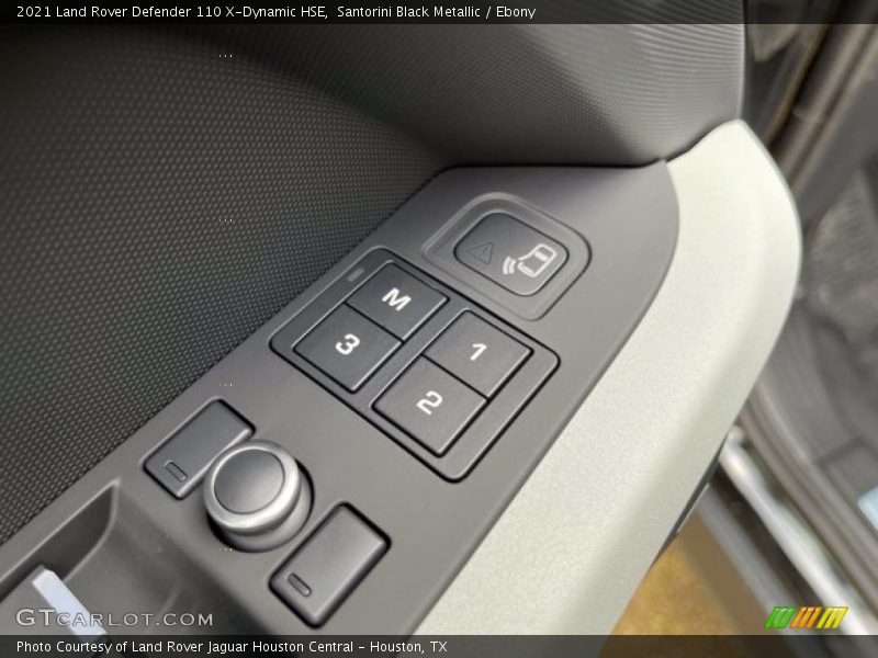 Controls of 2021 Defender 110 X-Dynamic HSE