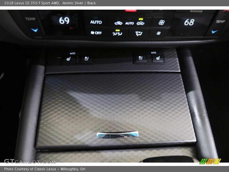 Atomic Silver / Black 2018 Lexus GS 350 F Sport AWD