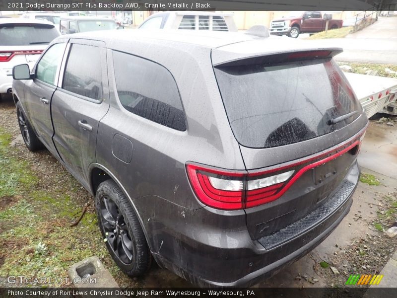 Granite Metallic / Black 2021 Dodge Durango SXT Plus Blacktop AWD