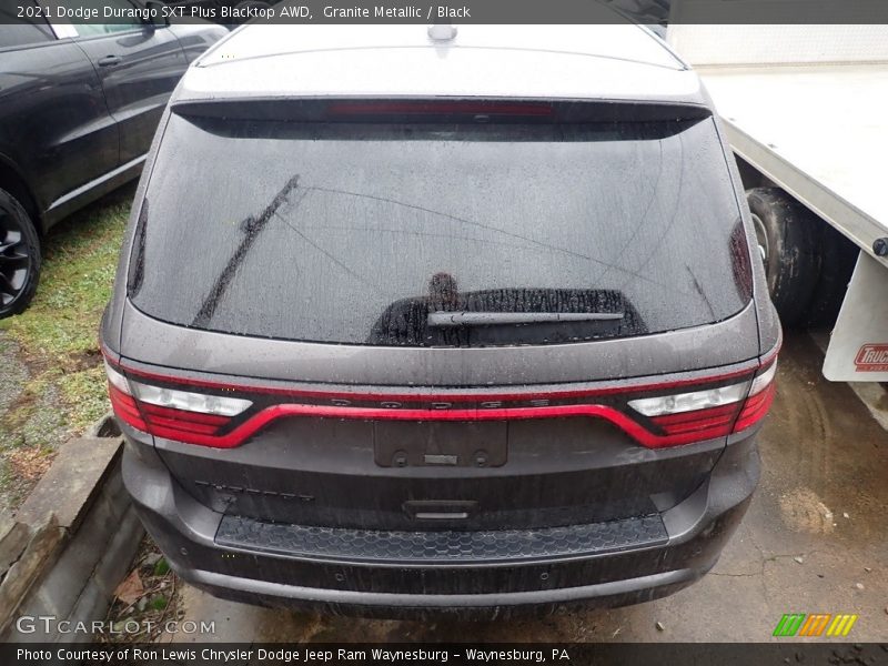 Granite Metallic / Black 2021 Dodge Durango SXT Plus Blacktop AWD