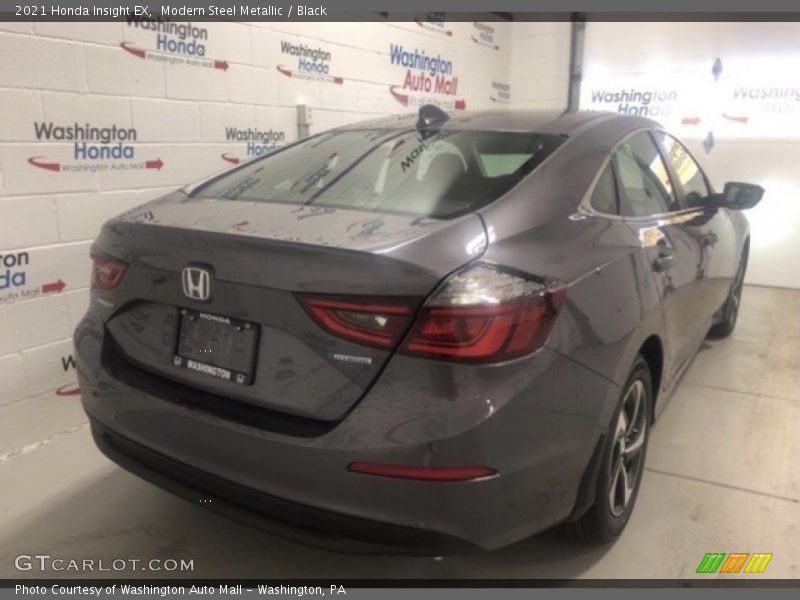 Modern Steel Metallic / Black 2021 Honda Insight EX