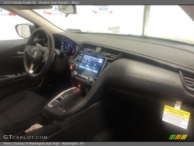 Modern Steel Metallic / Black 2021 Honda Insight EX