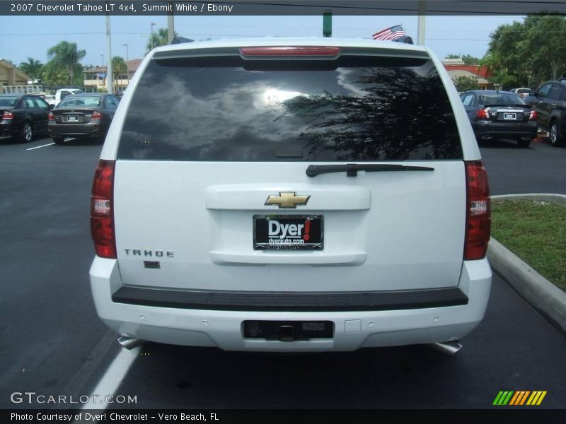 Summit White / Ebony 2007 Chevrolet Tahoe LT 4x4