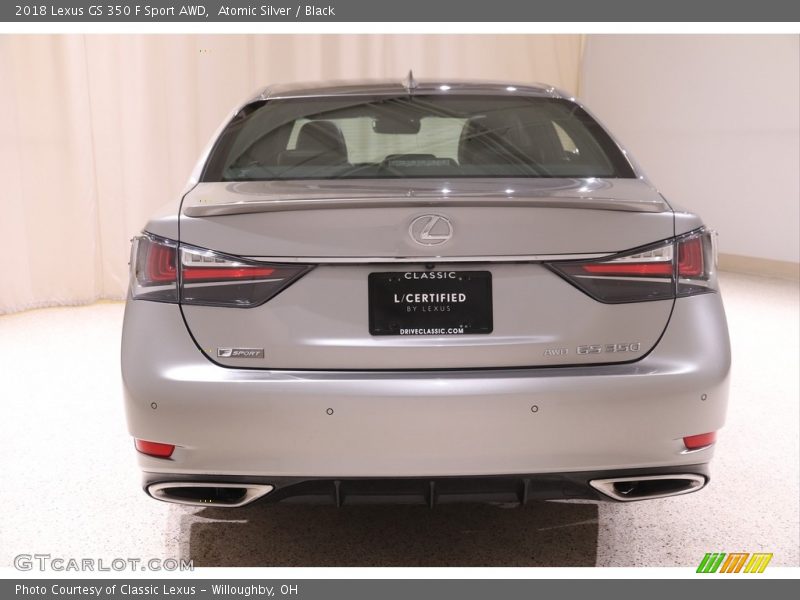 Atomic Silver / Black 2018 Lexus GS 350 F Sport AWD