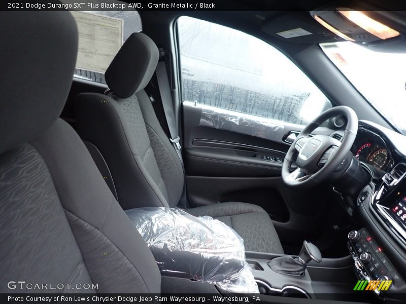 Granite Metallic / Black 2021 Dodge Durango SXT Plus Blacktop AWD