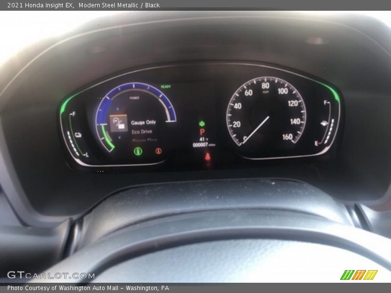 Modern Steel Metallic / Black 2021 Honda Insight EX