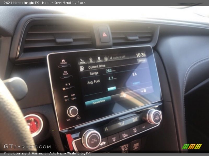 Modern Steel Metallic / Black 2021 Honda Insight EX