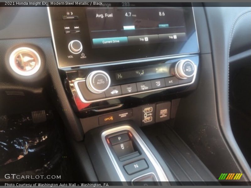 Modern Steel Metallic / Black 2021 Honda Insight EX