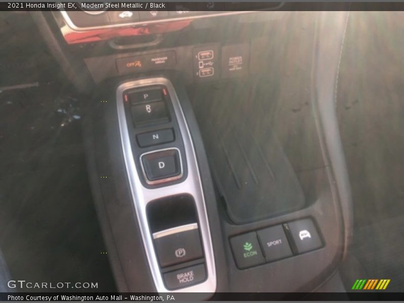 Modern Steel Metallic / Black 2021 Honda Insight EX