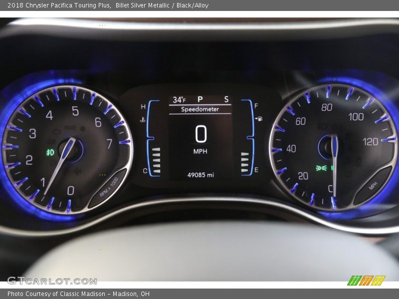 Billet Silver Metallic / Black/Alloy 2018 Chrysler Pacifica Touring Plus