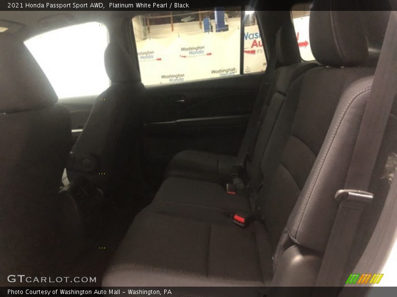 Platinum White Pearl / Black 2021 Honda Passport Sport AWD