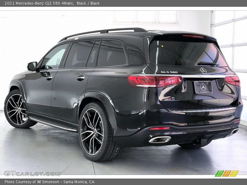 Black / Black 2021 Mercedes-Benz GLS 580 4Matic