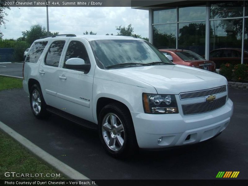 Summit White / Ebony 2007 Chevrolet Tahoe LT 4x4
