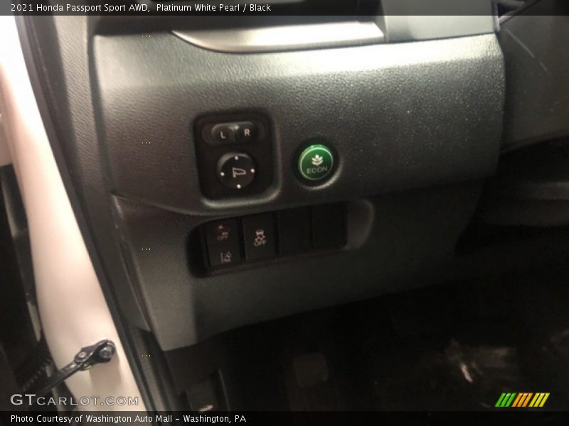 Platinum White Pearl / Black 2021 Honda Passport Sport AWD