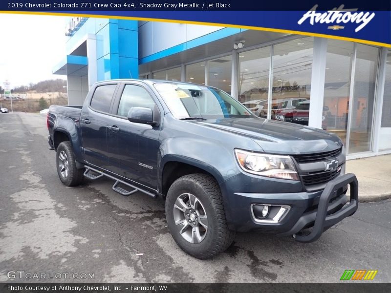 Shadow Gray Metallic / Jet Black 2019 Chevrolet Colorado Z71 Crew Cab 4x4