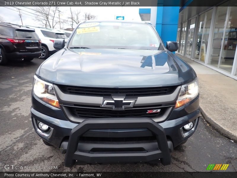 Shadow Gray Metallic / Jet Black 2019 Chevrolet Colorado Z71 Crew Cab 4x4