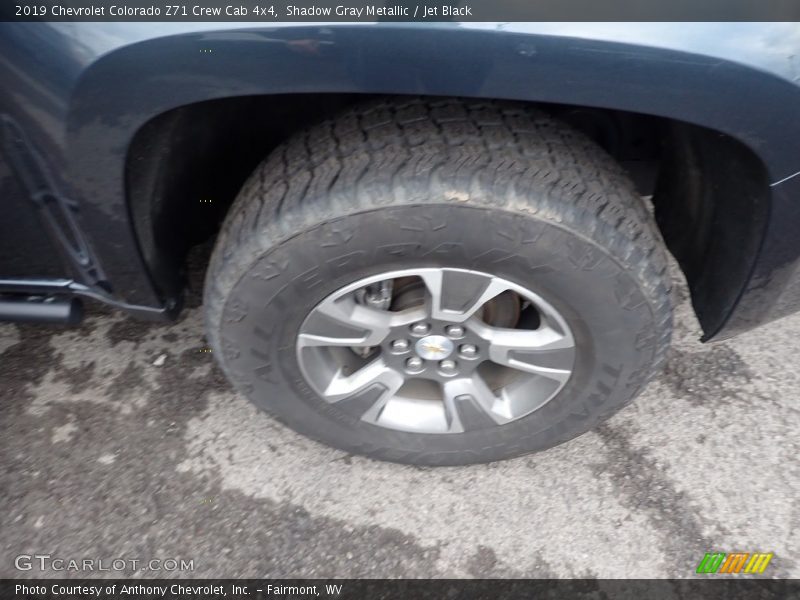 Shadow Gray Metallic / Jet Black 2019 Chevrolet Colorado Z71 Crew Cab 4x4