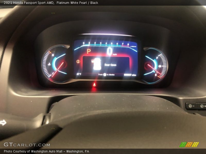 Platinum White Pearl / Black 2021 Honda Passport Sport AWD