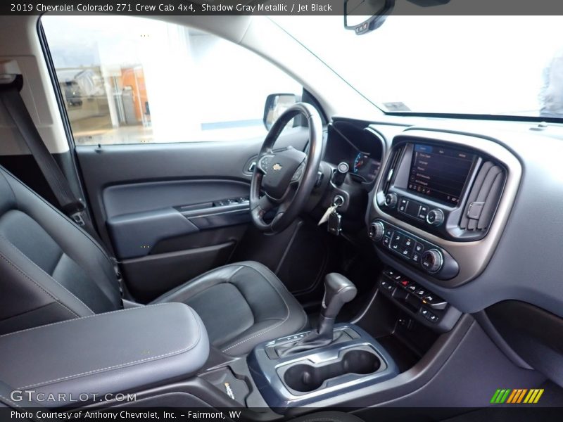 Shadow Gray Metallic / Jet Black 2019 Chevrolet Colorado Z71 Crew Cab 4x4