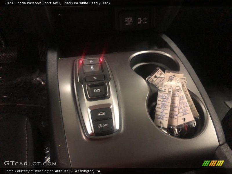 Platinum White Pearl / Black 2021 Honda Passport Sport AWD