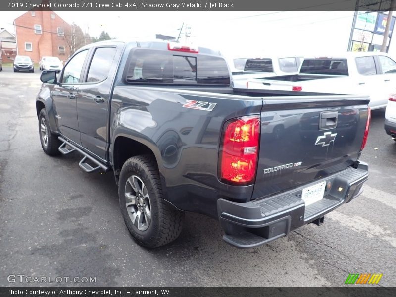 Shadow Gray Metallic / Jet Black 2019 Chevrolet Colorado Z71 Crew Cab 4x4
