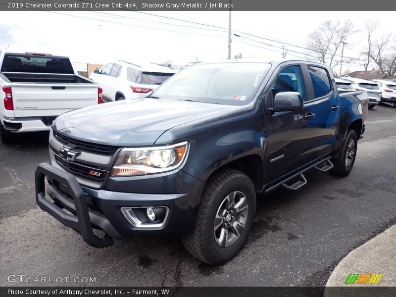 Shadow Gray Metallic / Jet Black 2019 Chevrolet Colorado Z71 Crew Cab 4x4
