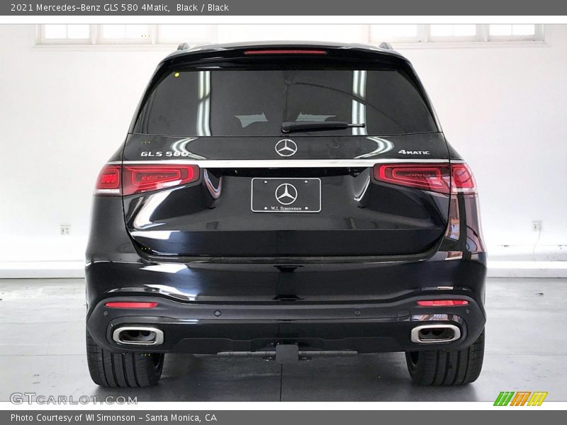Black / Black 2021 Mercedes-Benz GLS 580 4Matic